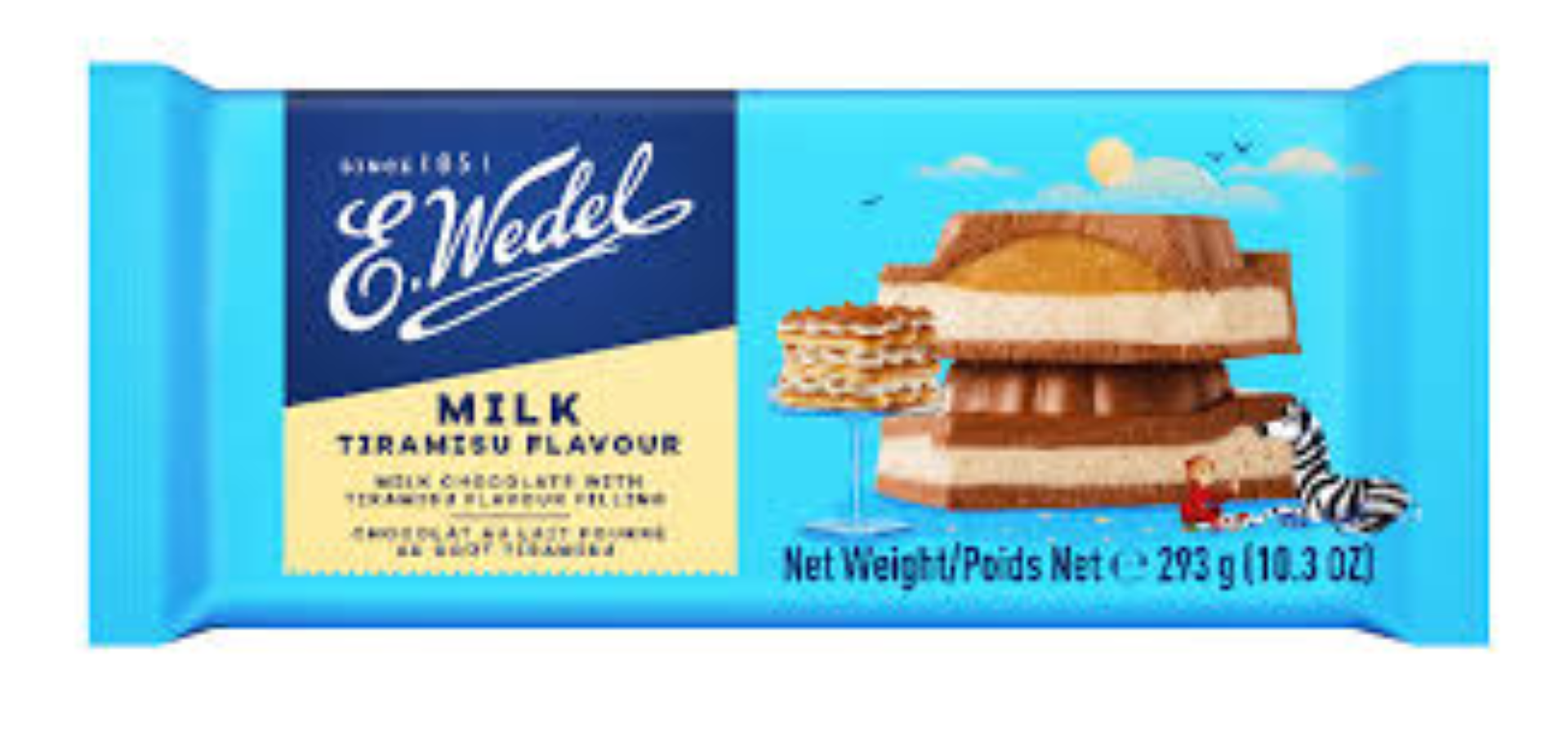 WEDEL MILK CHOCOLATE TIRAMISU 293G